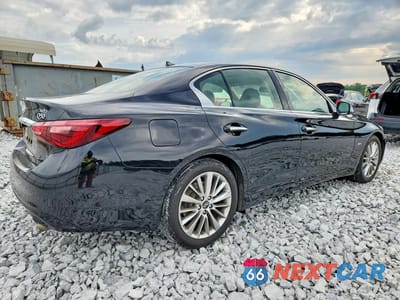 Trzecie zdjęcie samochodu z tyłu: 2018 INFINITI Q50 3.0T LUXE VIN:JN1EV7AP4JM354998 - miniatura