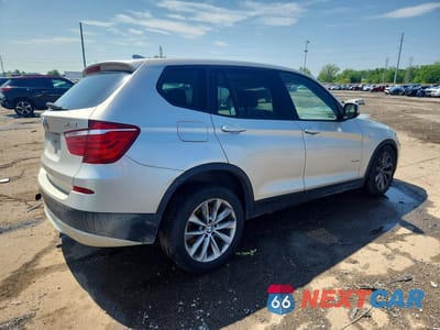 Trzecie zdjęcie samochodu z tyłu: 2014 BMW X3 XDRIVE28I VIN:5UXWX9C58E0D14554 - miniatura