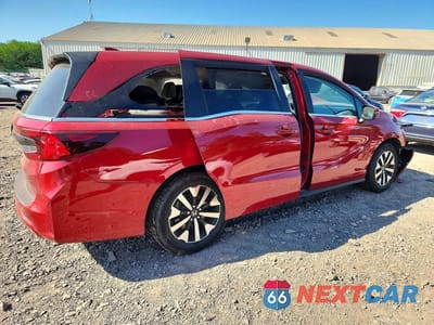 Trzecie zdjęcie samochodu z tyłu: 2025 HONDA ODYSSEY EXL VIN:5FNRL6H67SB007963 - miniatura
