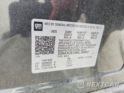 Zdjęcie 13 z 13 samochodu: 2021 CHEVROLET EQUINOX LT VIN:3GNAXUEV9ML388907 - miniatura