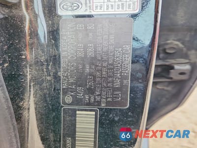 Zdjęcie 13 z 13 samochodu: 2010 KIA FORTE EX VIN:KNAFU4A2XA5063954 - miniatura
