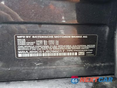 Zdjęcie 12 z 12 samochodu: 2018 BMW M550XI VIN:WBAJB9C51JB286017 - miniatura