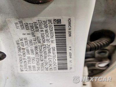 Zdjęcie 13 z 13 samochodu: 2020 HONDA CIVIC LX VIN:2HGFC2F68LH519453 - miniatura