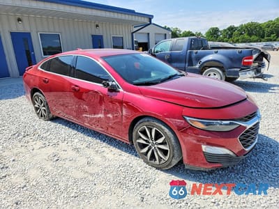 Czwarte zdjęcie samochodu z boku: 2020 CHEVROLET MALIBU RS VIN:1G1ZG5ST9LF123247 - miniatura