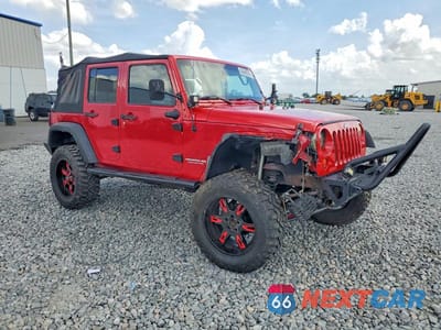 Czwarte zdjęcie samochodu z boku: 2009 JEEP WRANGLER UNLIMITED X VIN:1J4GA39159L708100 - miniatura