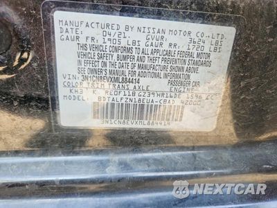 Zdjęcie 13 z 13 samochodu: 2021 NISSAN VERSA SV VIN:3N1CN8EVXML884414 - miniatura
