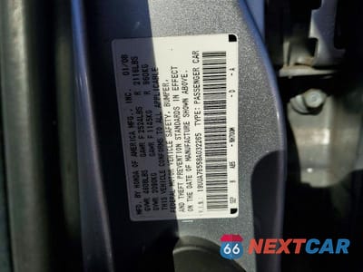 Zdjęcie 12 z 12 samochodu: 2008 ACURA TL TYPE S VIN:19UUA76558A032265 - miniatura