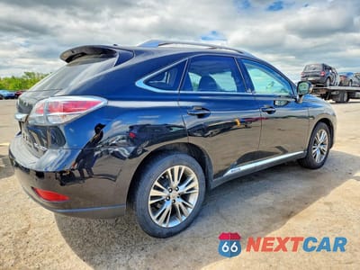 Trzecie zdjęcie samochodu z tyłu: 2013 LEXUS RX 450H VIN:JTJBC1BAXD2451326 - miniatura
