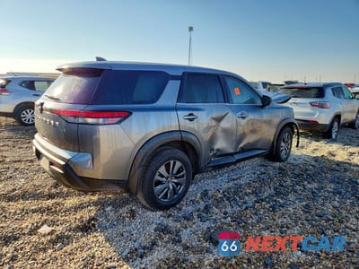 Trzecie zdjęcie samochodu z tyłu: 2024 NISSAN PATHFINDER S VIN:5N1DR3AA7RC250584 - miniatura