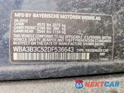 Zdjęcie 12 z 12 samochodu: 2013 BMW 328 XI VIN:WBA3B3C52DF536643 - miniatura