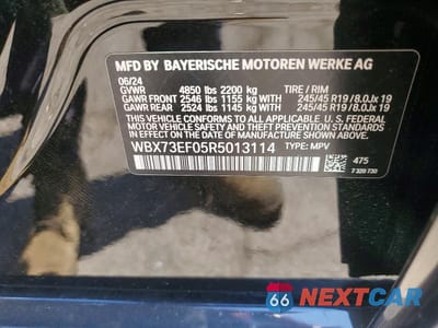 Zdjęcie 13 z 13 samochodu: 2024 BMW X1 XDRIVE28I VIN:WBX73EF05R5013114 - miniatura