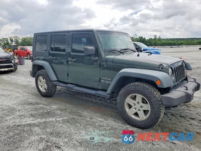 Czwarte zdjęcie samochodu z boku: 2010 JEEP WRANGLER UNLIMITED SPORT VIN:1J4BA3H10AL197721 - miniatura