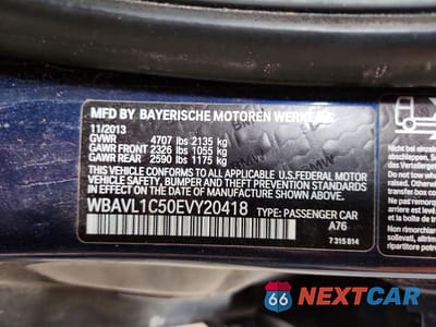 Zdjęcie 13 z 13 samochodu: 2014 BMW X1 XDRIVE28I VIN:WBAVL1C50EVY20418 - miniatura