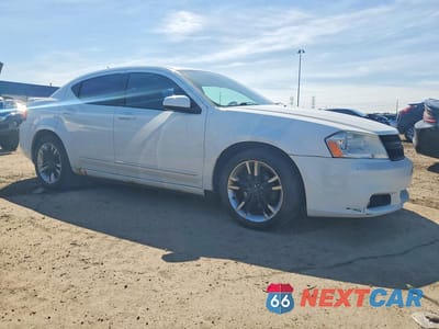 Czwarte zdjęcie samochodu z boku: 2012 DODGE AVENGER SXT VIN:1C3CDZCB4CN213533 - miniatura