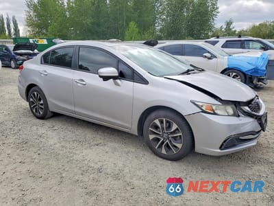 Czwarte zdjęcie samochodu z boku: 2015 HONDA CIVIC EX VIN:19XFB2F83FE211125 - miniatura