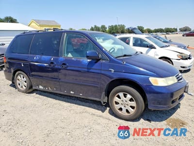 Czwarte zdjęcie samochodu z boku: 2004 HONDA ODYSSEY EX VIN:5FNRL18664B055511 - miniatura
