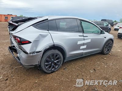 Trzecie zdjęcie samochodu z tyłu: 2025 TESLA MODEL X VIN:7SAXCBE50SF469862 - miniatura