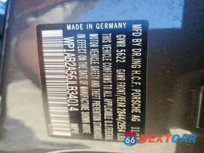 Zdjęcie 12 z 12 samochodu: 2018 PORSCHE MACAN S VIN:WP1AB2A56JLB34014 - miniatura