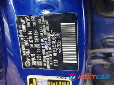 Zdjęcie 12 z 12 samochodu: 2021 HYUNDAI VENUE SEL VIN:KMHRC8A32MU098867 - miniatura