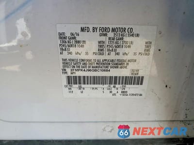 Zdjęcie 12 z 12 samochodu: 2016 FORD EDGE SEL VIN:2FMPK4J96GBC10684 - miniatura