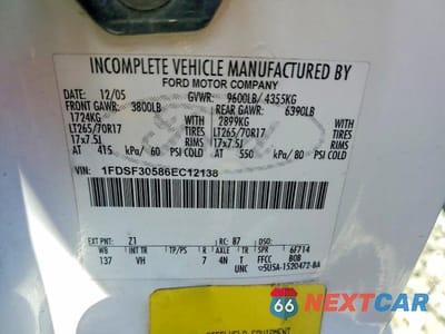 Zdjęcie 12 z 12 samochodu: 2006 FORD F350 SRW SUPER DUTY VIN:1FDSF30586EC12138 - miniatura