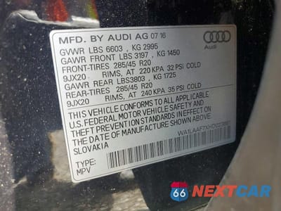 Zdjęcie 14 z 14 samochodu: 2017 AUDI Q7 PREMIUM PLUS VIN:WA1LAAF7XHD023661 - miniatura
