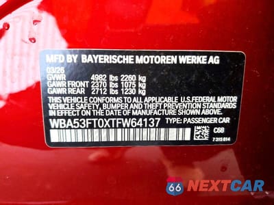 Zdjęcie 12 z 12 samochodu: 2026 BMW M340I VIN:WBA53FT0XTFW64137 - miniatura