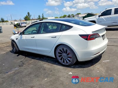Drugie zdjęcie samochodu z przodu: 2021 TESLA MODEL 3 VIN:5YJ3E1EC2MF026565 - miniatura