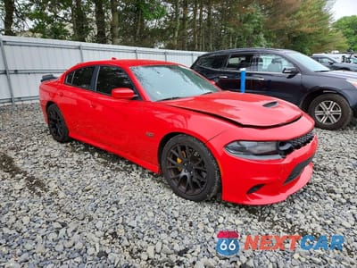 Czwarte zdjęcie samochodu z boku: 2019 DODGE CHARGER SCAT PACK VIN:2C3CDXGJ2KH666837 - miniatura