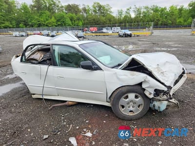 Czwarte zdjęcie samochodu z boku: 2001 HONDA ACCORD EX VIN:1HGCG16581A052796 - miniatura
