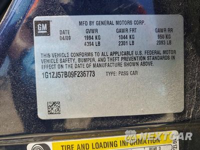 Zdjęcie 23 z 24 samochodu: 2009 CHEVROLET MALIBU 2LT VIN:1G1ZJ57B09F236773 - miniatura
