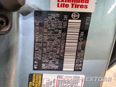 Zdjęcie 12 z 12 samochodu: 2007 TOYOTA CAMRY XLE V6 VIN:4T1BK46K67U511102 - miniatura