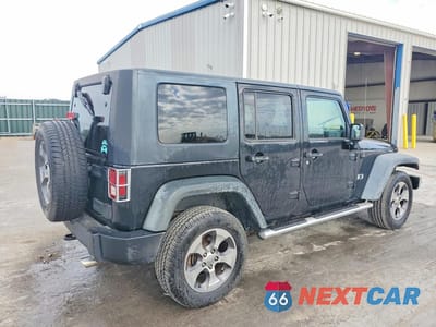 Trzecie zdjęcie samochodu z tyłu: 2008 JEEP WRANGLER UNLIMITED X VIN:1J4GA39168L610000 - miniatura