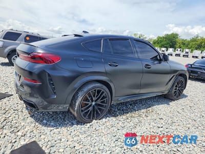 Trzecie zdjęcie samochodu z tyłu: 2022 BMW X6 M50I VIN:5UXCY8C02N9K45397 - miniatura