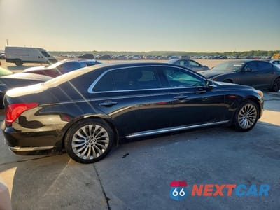 Trzecie zdjęcie samochodu z tyłu: 2019 GENESIS G90 PREMIUM VIN:KMTF34JA0KU058672 - miniatura