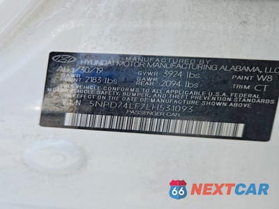 Zdjęcie 13 z 13 samochodu: 2020 HYUNDAI ELANTRA SE VIN:5NPD74LF7LH531093 - miniatura