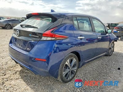 Trzecie zdjęcie samochodu z tyłu: 2020 NISSAN LEAF SV VIN:1N4AZ1CP2LC304545 - miniatura