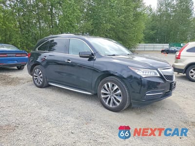 Czwarte zdjęcie samochodu z boku: 2014 ACURA MDX TECHNOLOGY VIN:5FRYD4H65EB030321 - miniatura
