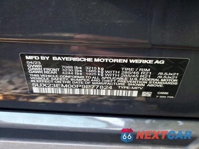 Zdjęcie 13 z 13 samochodu: 2025 BMW X7 M60I VIN:5UX33EM02S9X33188 - miniatura