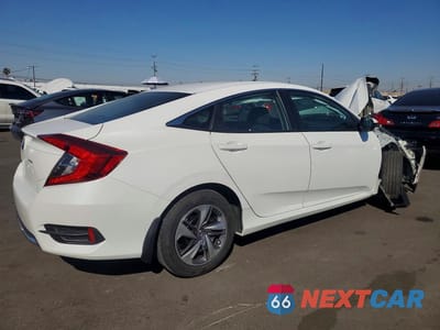 Trzecie zdjęcie samochodu z tyłu: 2019 HONDA CIVIC LX VIN:2HGFC2F64KH597484 - miniatura