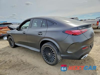 Drugie zdjęcie samochodu z przodu: 2024 MERCEDES-BENZ GLC COUPE 300 4MATIC VIN:W1NKJ4HB8RF180169 - miniatura