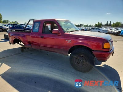Czwarte zdjęcie samochodu z boku: 1996 FORD RANGER SUPER CAB VIN:1FTCR15X4TPA93051 - miniatura