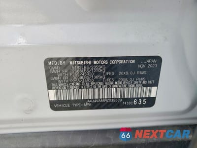 Zdjęcie 13 z 13 samochodu: 2024 MITSUBISHI OUTLANDER SE VIN:JA4J4VA88RZ035589 - miniatura