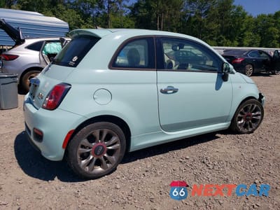 Trzecie zdjęcie samochodu z tyłu: 2017 FIAT 500 POP VIN:3C3CFFKR4HT556339 - miniatura