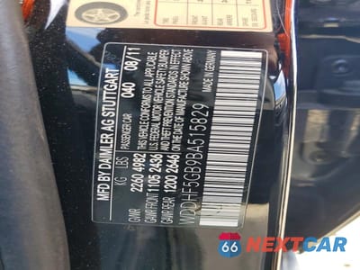 Zdjęcie 12 z 12 samochodu: 2011 MERCEDES-BENZ E 350 VIN:WDDHF5GB9BA515829 - miniatura