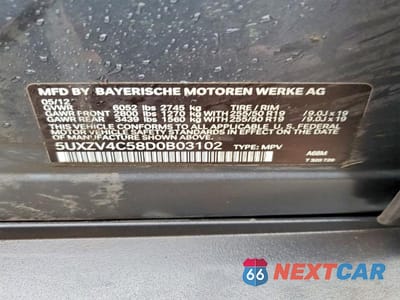 Zdjęcie 14 z 14 samochodu: 2013 BMW X5 XDRIVE35I VIN:5UXZV4C58D0B03102 - miniatura
