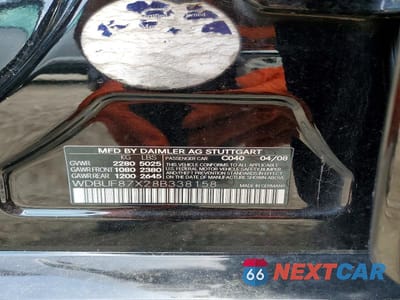 Zdjęcie 12 z 12 samochodu: 2008 MERCEDES-BENZ E 350 4MATIC VIN:WDBUF87X28B338158 - miniatura