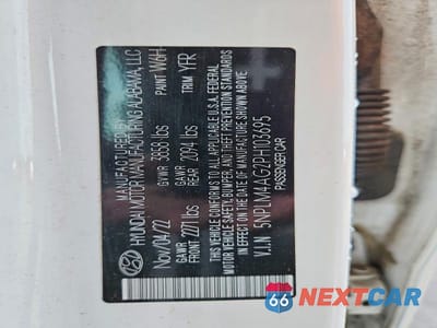 Zdjęcie 13 z 13 samochodu: 2023 HYUNDAI ELANTRA SEL VIN:5NPLM4AG2PH103695 - miniatura