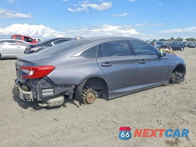 Trzecie zdjęcie samochodu z tyłu: 2019 HONDA ACCORD SPORT VIN:1HGCV1F37KA130068 - miniatura