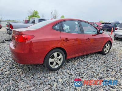Trzecie zdjęcie samochodu z tyłu: 2008 HYUNDAI ELANTRA GLS VIN:KMHDU46DX8U534291 - miniatura